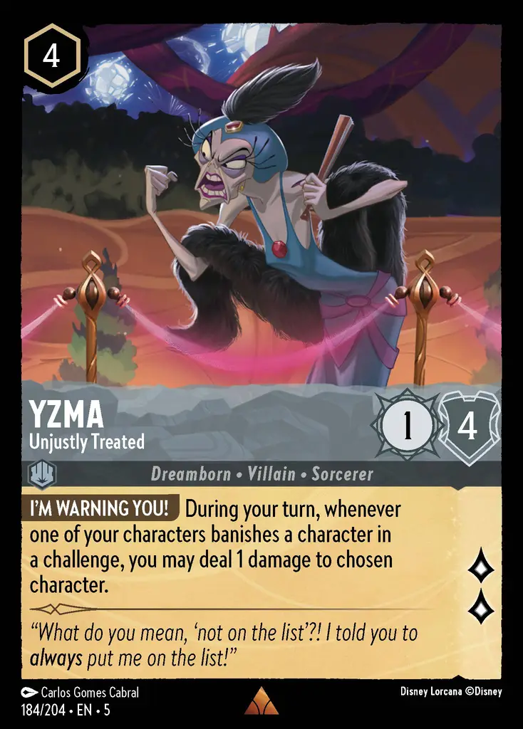 Yzma - Unjustly Treated