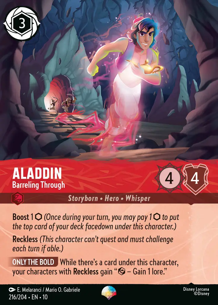 Aladdin - Barreling Through