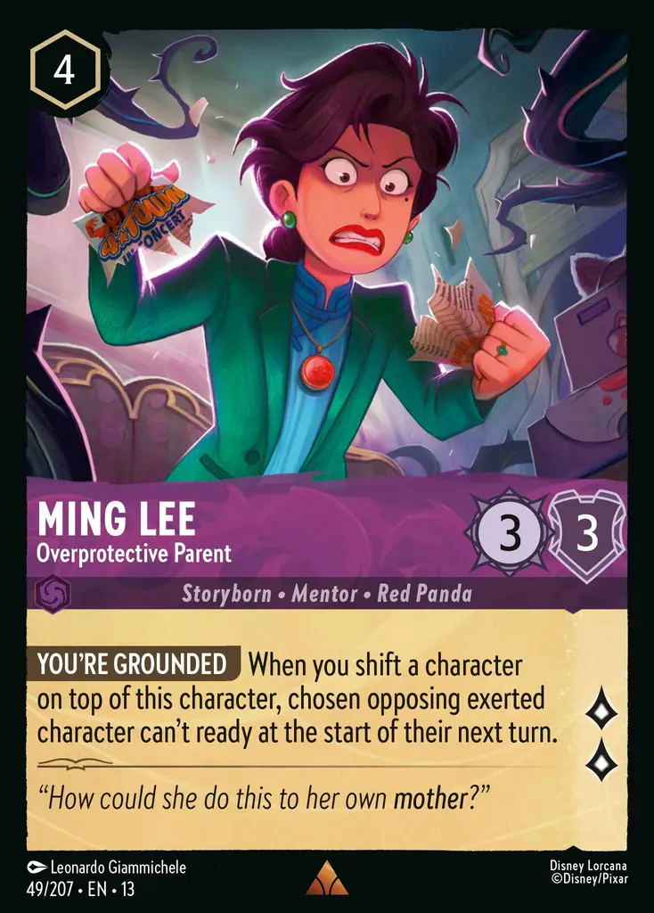 Ming Lee - Overprotective Parent