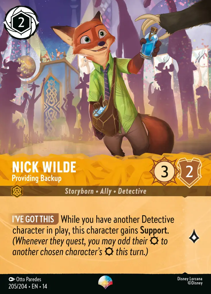 Nick Wilde | Lorcana Cards | Dreamborn.ink