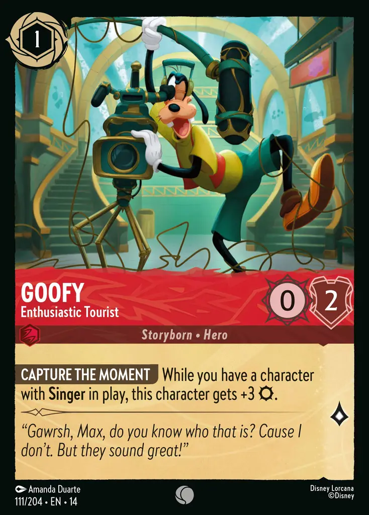 Goofy - Enthusiastic Tourist