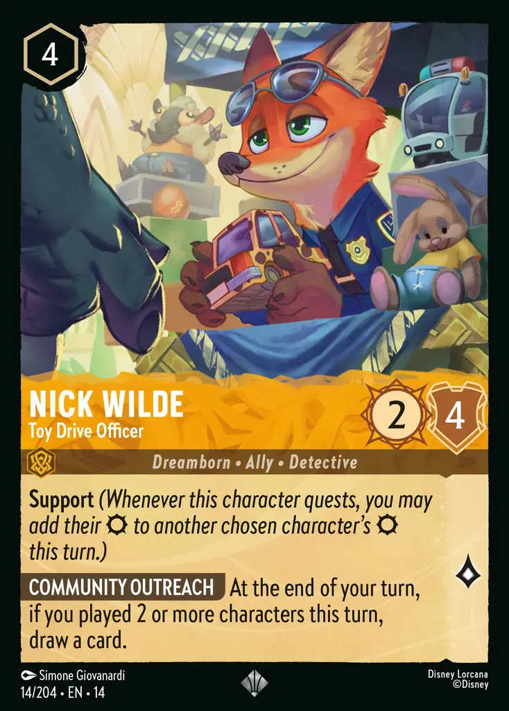 Nick Wilde | Lorcana Cards | Dreamborn.ink