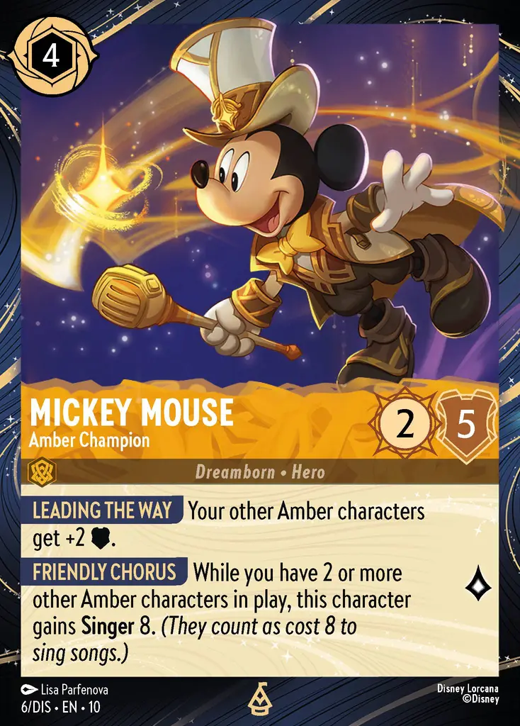 Mickey Mouse - Amber Champion