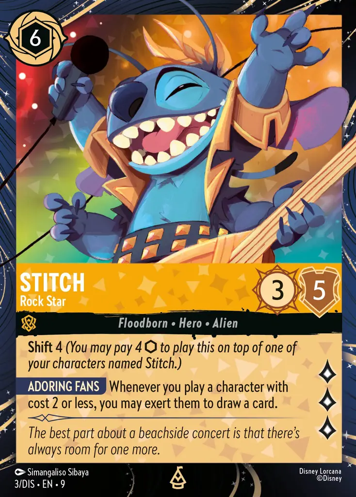 Stitch - Rock Star