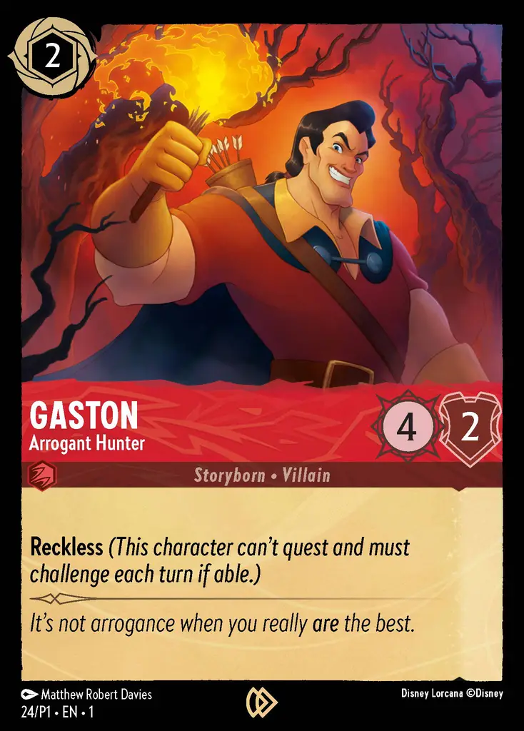 Gaston - Cacciatore Arrogante