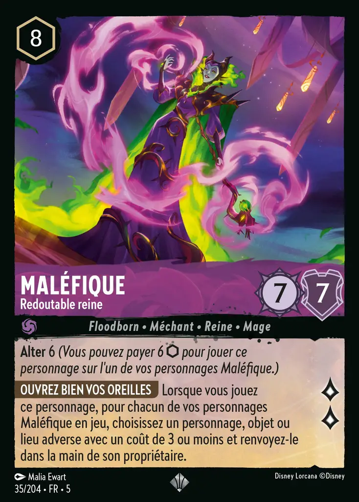 Maléfique - Redoutable reine | Lorcana Cards | Dreamborn.ink