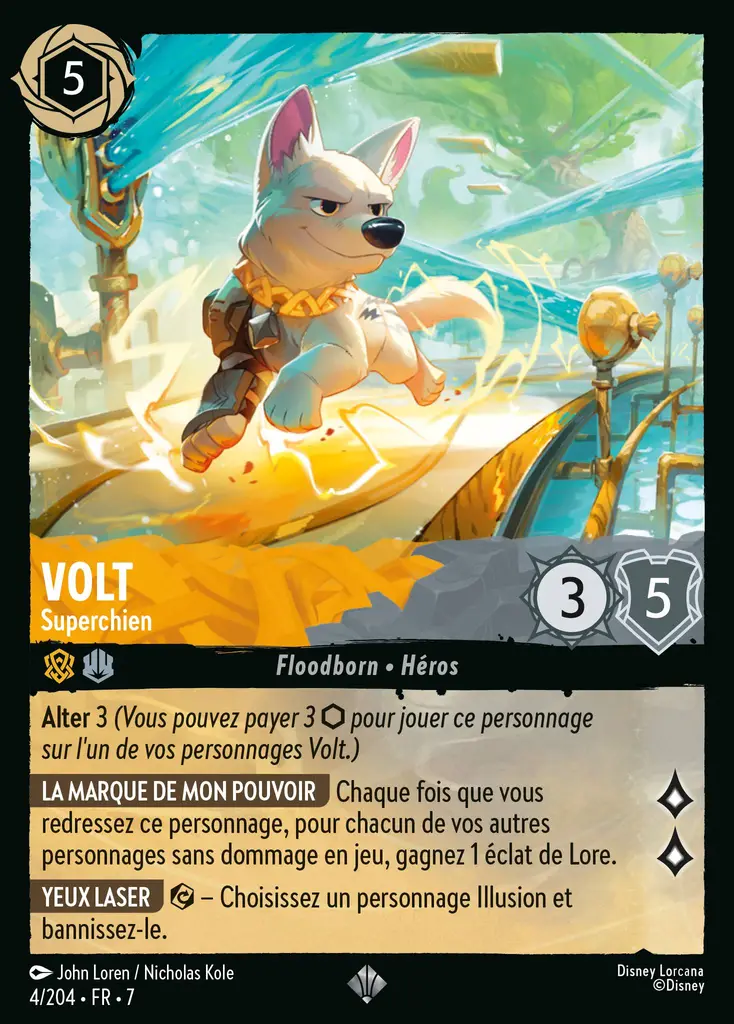 Volt - Superchien | Lorcana Cards | Dreamborn.ink