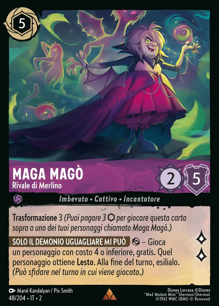 Maga Magò - Rivale di Merlino