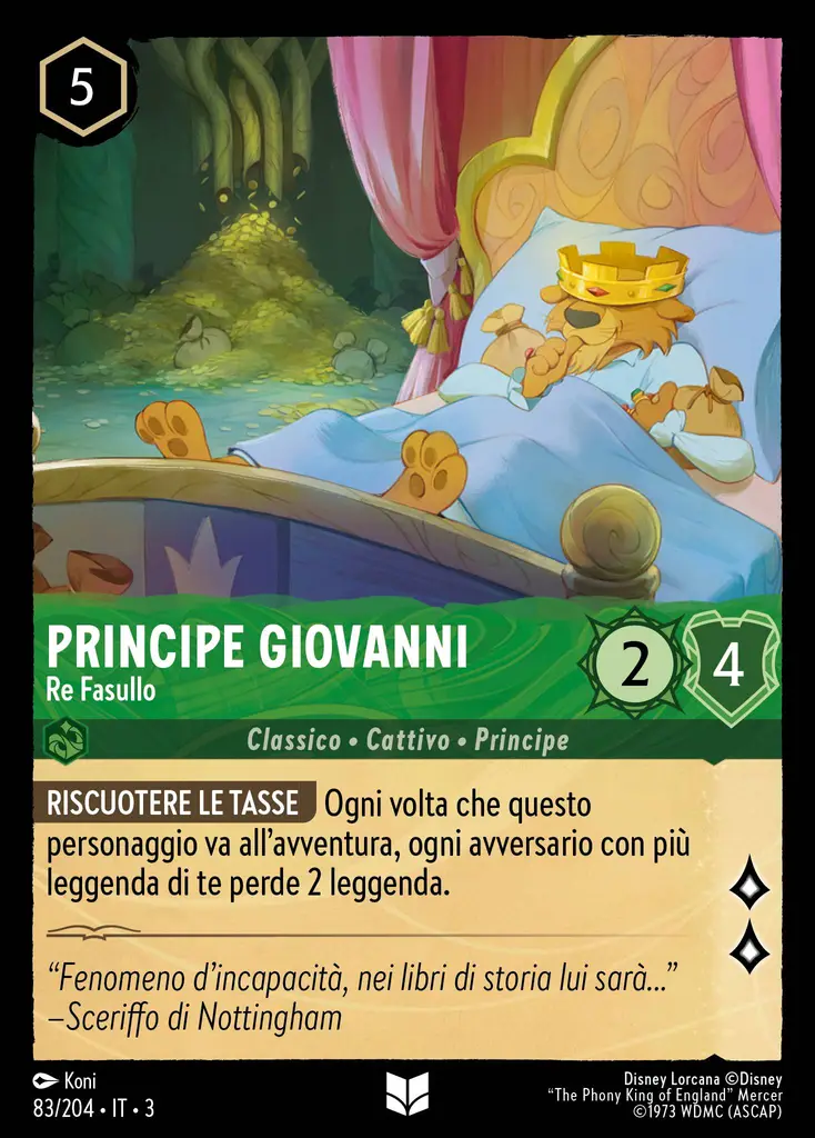 Principe Giovanni - Re Fasullo