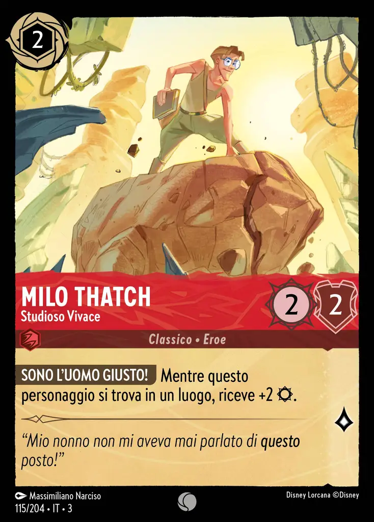 Milo Thatch - Studioso Vivace