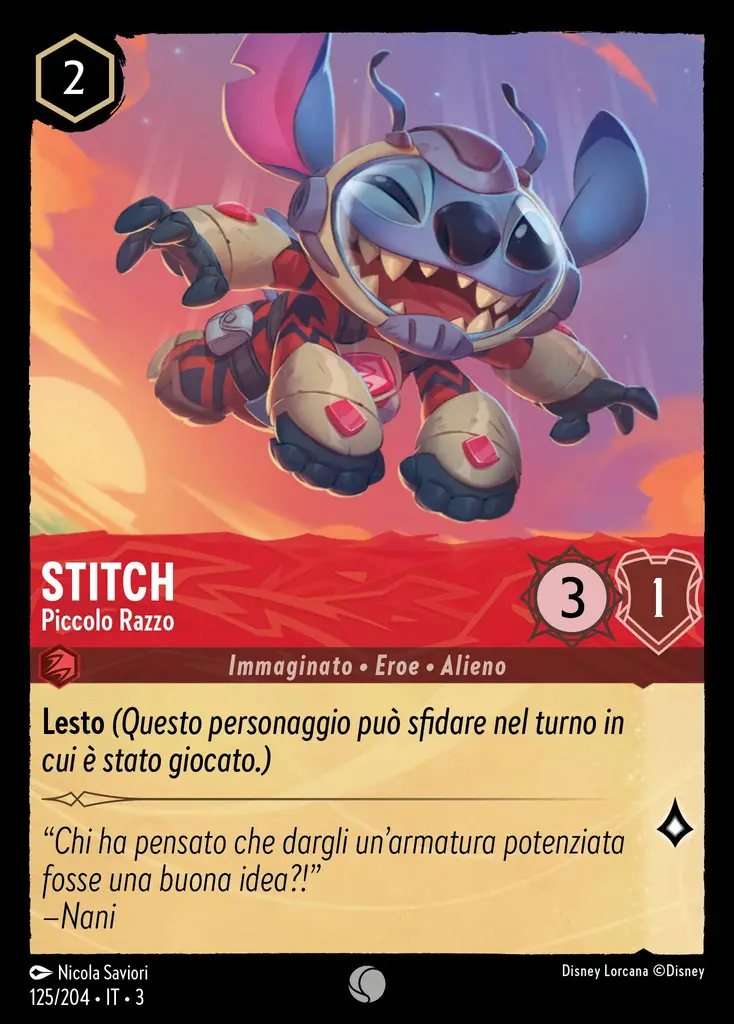 Stitch - Piccolo Razzo