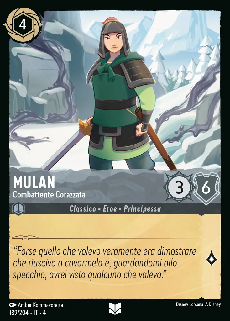 Mulan - Combattente Corazzata