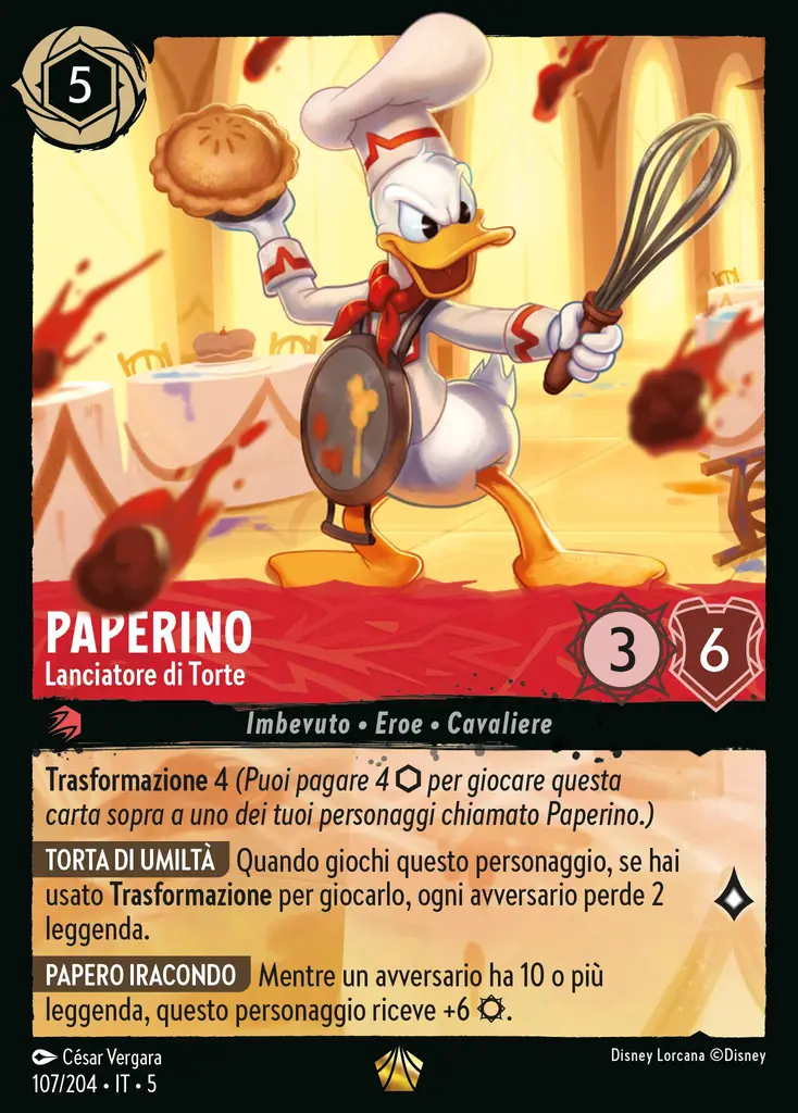 Paperino - Lanciatore di Torte