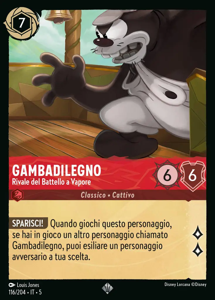Gambadilegno - Rivale del Battello a Vapore