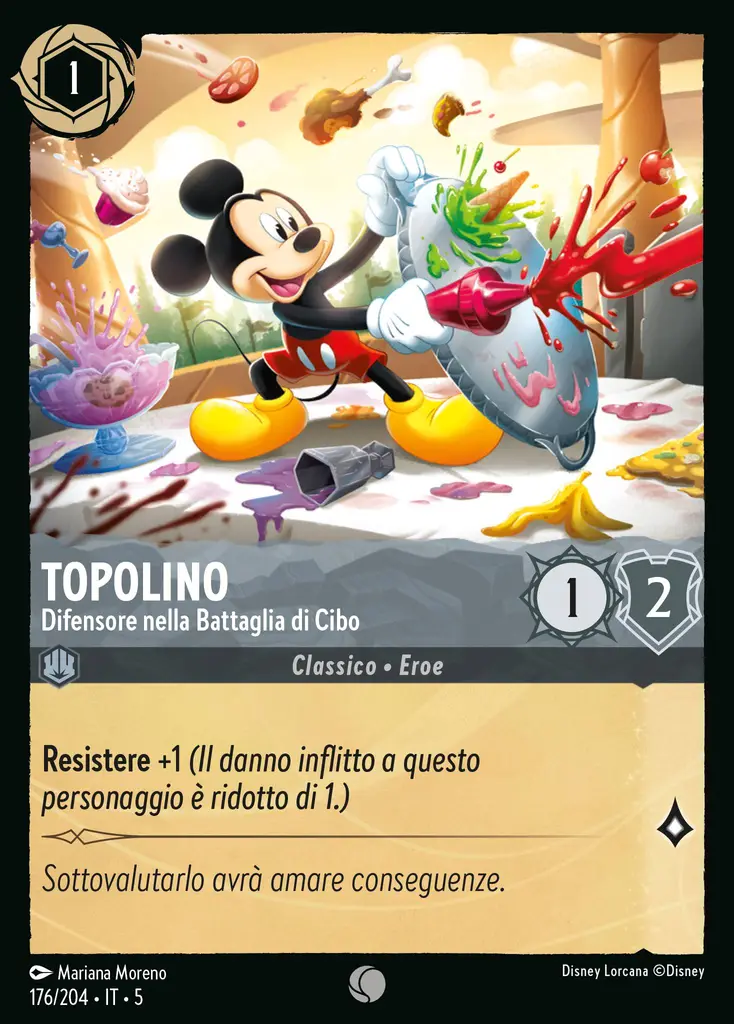 Topolino - Difensore nella Battaglia di Cibo