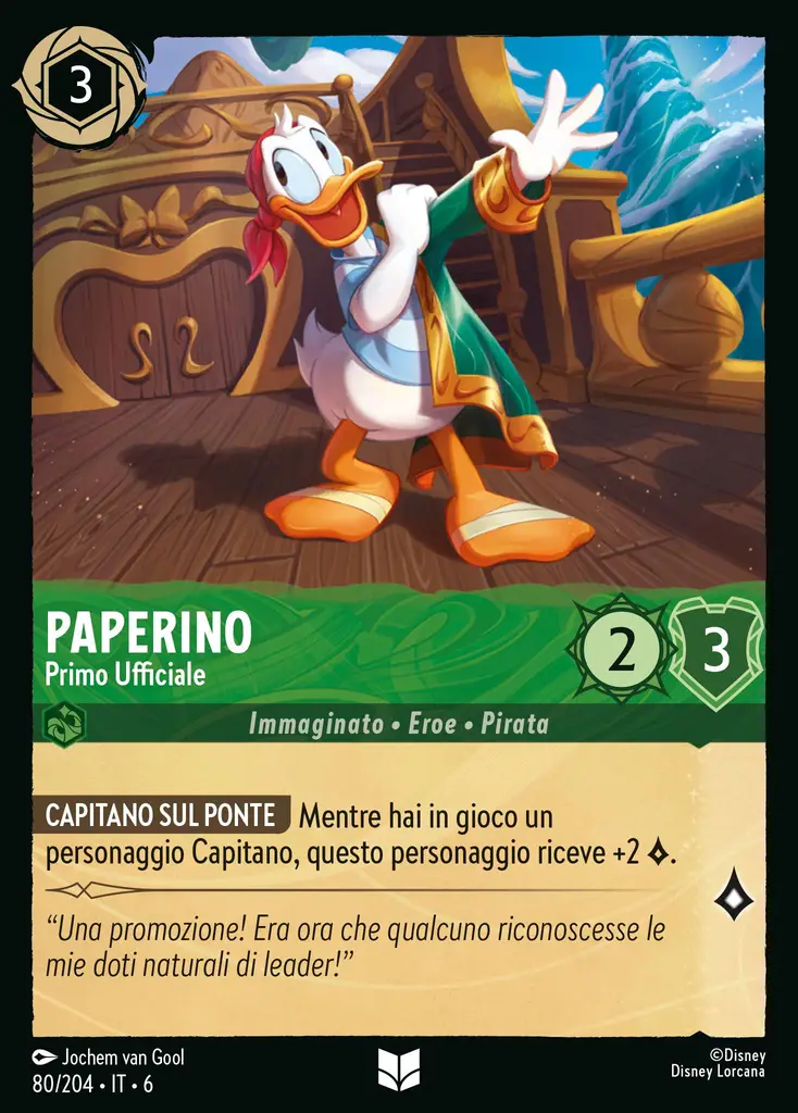 Paperino - Primo Ufficiale