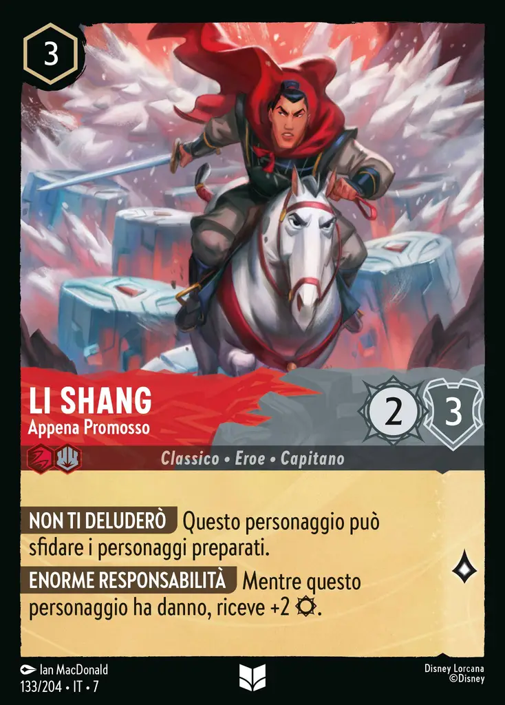 Li Shang - Appena Promosso