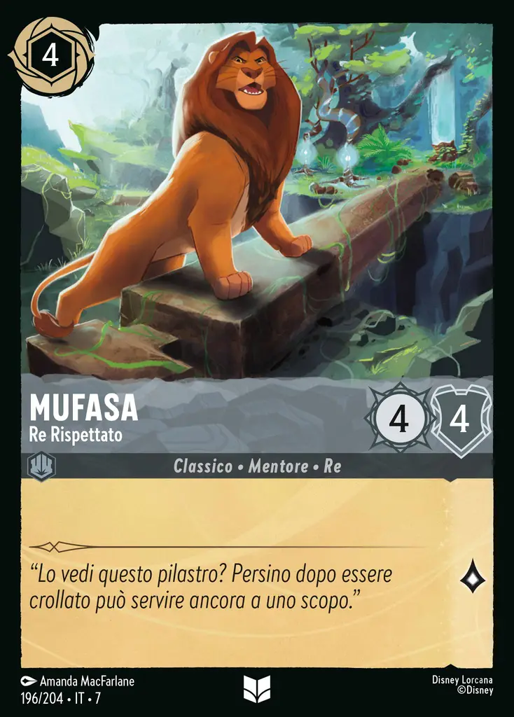 Mufasa - Re Rispettato