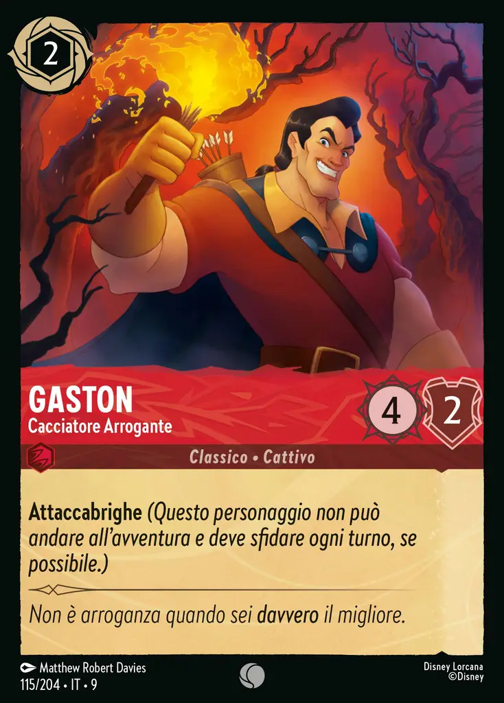 Gaston - Cacciatore Arrogante