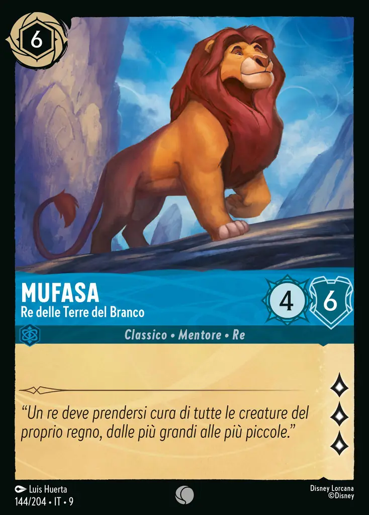 Mufasa - Re delle Terre del Branco