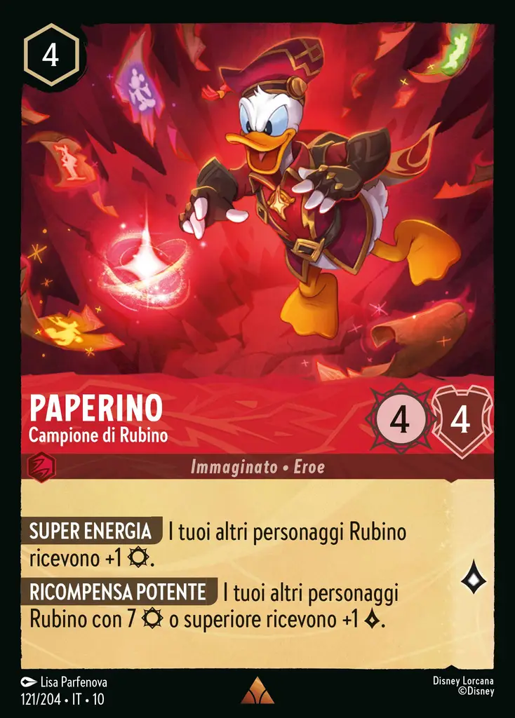 Paperino - Campione di Rubino