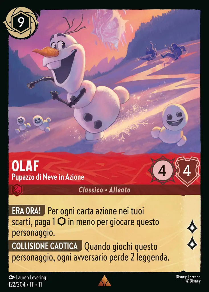 Olaf - Pupazzo di Neve in Azione