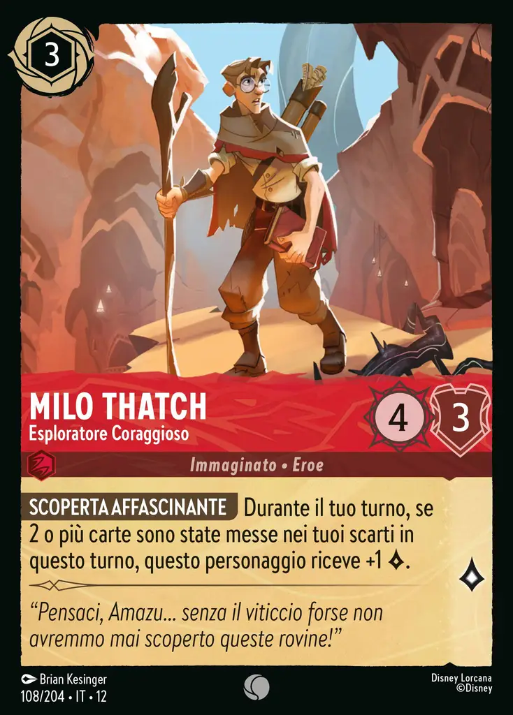 Milo Thatch - Esploratore Coraggioso