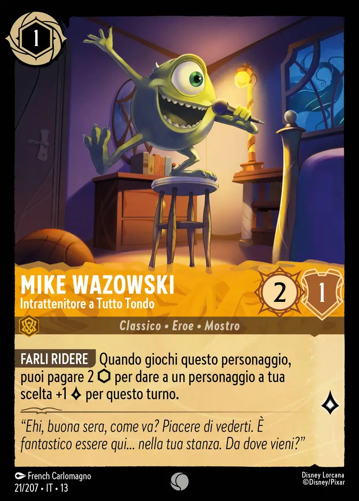 Mike Wazowski - Intrattenitore a Tutto Tondo