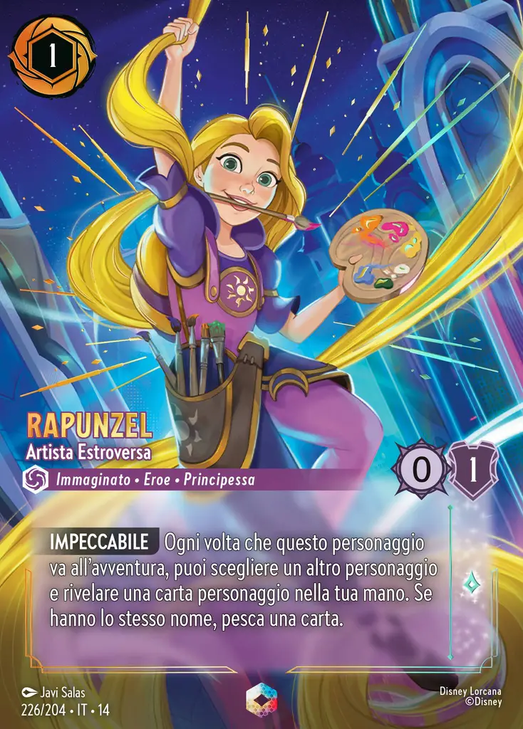 Rapunzel - Artista Estroversa