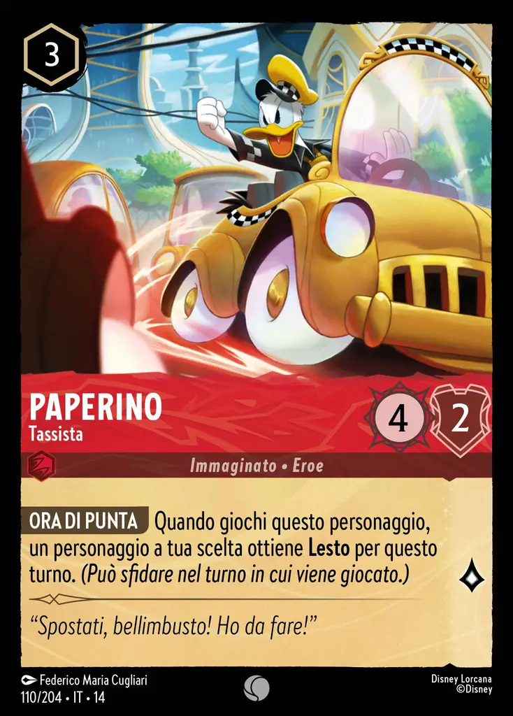 Paperino - Tassista