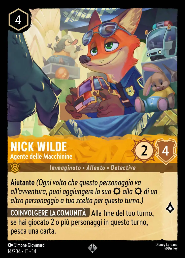 Nick Wilde - Agente delle Macchinine