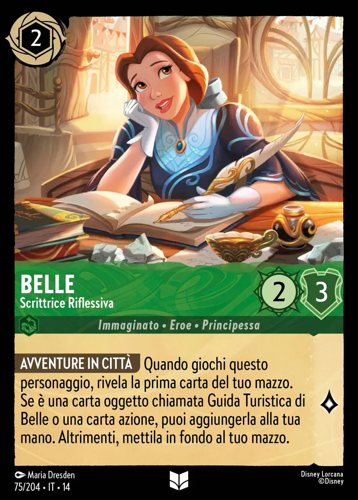 Belle - Scrittrice Riflessiva