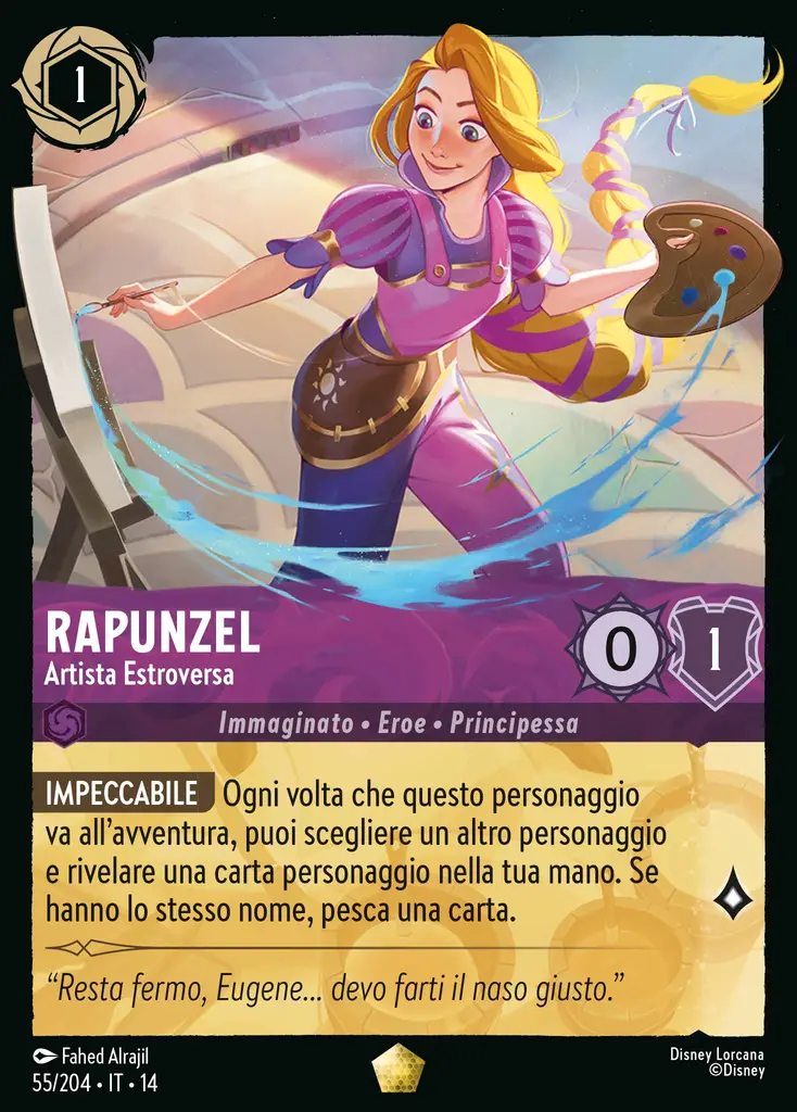 Rapunzel - Artista Estroversa
