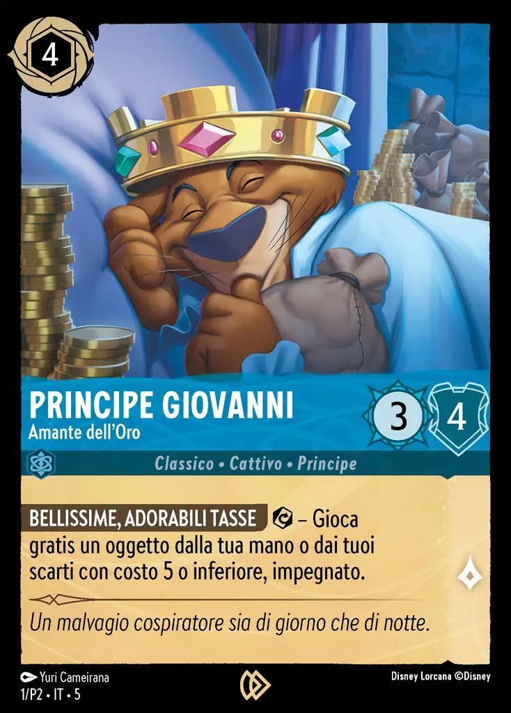 Principe Giovanni - Amante dell'Oro